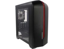 Minitower GameMax Centauri H601 Black Red MicroATX без БП, с окном