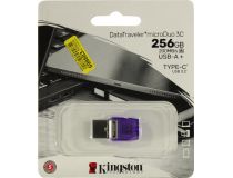 Kingston DTDUO3CG3/256GB DataTraveler microDuo 3C USB3.2/USB-C OTG Flash Drive 256Gb (RTL)