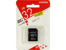 SmartBuy SB32GBSDHCU3 SDHC Memory Card 32Gb Class10 UHS-I U3 V30