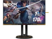 AOC AG275QXL Монитор LCD 27  IPS,nonGLARE,Нет,170 Гц,400cd/m2,/,1000:1,80M:1,1,07,1ms,VGA,2xHDMI,2xDP,3Y,Черный,Золото