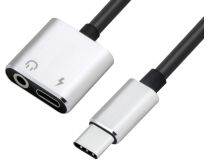 Greenconnect GCR-51148 Адаптер переходник-гибкий USB 2.0 Type C, AUDIO, CM/CF+jack 3,5mm F