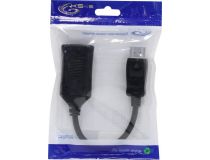 KS-is KS-749 Кабель-адаптер DisplayPort(M) - HDMI 19(F) 0.2м, активный