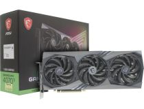 12Gb PCI-E GDDR6X MSI RTX 4070 Ti GAMING X TRIO 12GB (RTL) HDMI+3xDP  GeForce RTX4070Ti 