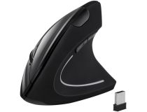 OKLICK Wireless Vertical Optical Mouse 670MW Black (RTL) USB 6btn+Roll  1487911 