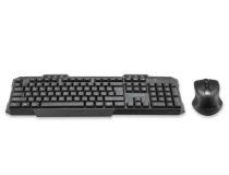 OKLICK Wireless Keyboard & Optical Mouse 205M Black (Кл-ра, USB,FM+Мышь 4кн, Roll, USB, FM) 1546786 