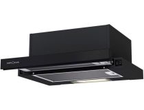 КА-00001799 Вытяжка встраиваемая Krona Kamilla 450 черный управление: кулисные переключатели (1 мотор)