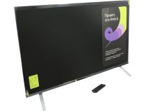 43   LED ЖК телевизор Яндекс YNDX-00071 (3840x2160, HDMI, LAN, WiFi, BT, USB, DVB-T2, SmartTV)