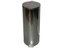 Урна Титан для мусора d250мм h600мм 30л хром