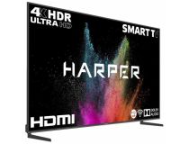 85   ЖК телевизор HARPER 85U750TS (3840x2160, HDMI, LAN, WiFi, BT, USB, DVB-T2, SmartTV)