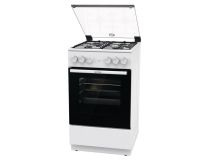Плита Газовая Gorenje GGI5A21WH белый (стеклянная крышка) реш.сталь