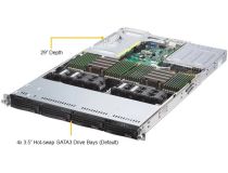 SuperMicro 1U 1023US-TR4 (SP3, 2xPCI-E, SVGA,4xHS SAS/SATA, 4xGbLAN, 32DDR4 10000W HS)