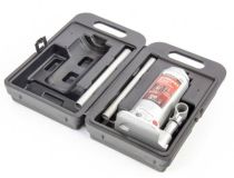 MATRIX Домкрат гидравлический бутылочный, 5 т, H подъема 216-413 мм 50756