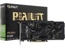 8Gb PCI-E GDDR6 Palit RTX2060 SUPER Dual 8GB (RTL) DVI+HDMI+DP GeForce RTX2060 SUPER 