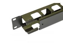 Hyperline CM-1U-ML-COV RAL9005 Кабельный органайзер 19  1U