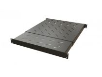 Hyperline TSD3M-1U-650/1100-RAL9005 Полка 19  раздвижная 650-1100 мм, чёрная