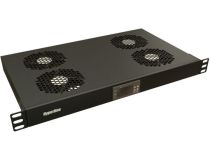 Hyperline TRFA-WB-MICR-4F-RAL9004 Модуль вентиляторный 19 , 1U