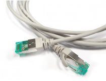 Hyperline PC-LPT-SFTP-RJ45-RJ45-C6a-1M-LSZH-GY Patch Cord S/FTP кат.6a LSZH, 1м, серый 