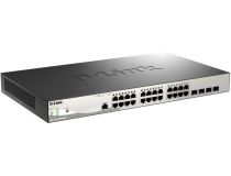 D-Link DGS-1210-28MP/ME ,B2A Управляемый коммутатор (24UTP 1000Mbps PoE + 4SFP)