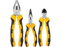 DL2008-3 Deli Набор плоскогубцев Deli (комбинированные плоскогубцы 200мм, удлиненные плоскогубцы 160мм, диагональные бо