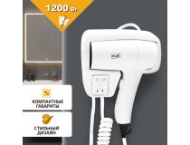 1405.007 Фен Puff 1201B 1200Вт белый