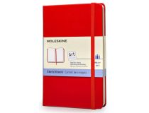 Блокнот для рисования Moleskine ART SKETCHBOOK ARTQP063R Large 130х210мм 104стр. твердая обложка красный