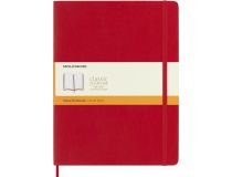 Блокнот Moleskine CLASSIC SOFT QP621F2 XLarge 190х250мм 192стр. линейка мягкая обложка красный