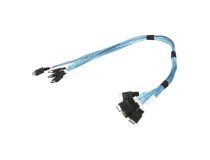 Chenbro 126-23712-3005A1 кабель CABLE,OCULINK,OCULINK TO OCULINK,4 IN 1,650MM/600MM,RM23724e014,REV.A1,AMPHENOL