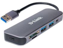 D-Link DUB-1325 ,A2A USB3.0 Hub 2 port + USB-C + microSD/SD Card Reader + б.п.