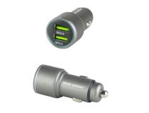 NOVA BRIGHT Зарядное устройство для моб.устройств, 2 USB-порта QC3.0 (функция быстрой зарядки) 46894