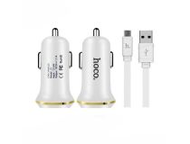 HOCO (6957531040194) Z1 2USB 2.1A MicroUSB белый