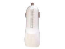 CARLINE (ch-2uw) адаптер 2хUSB, белый