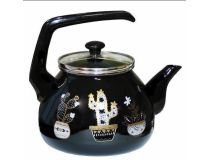 INTEROS Кактусы чёрные Чайник 3,0л с кр. 4015В