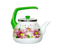 INTEROS Розовые герберы Чайник 3,0л с кр. 2400