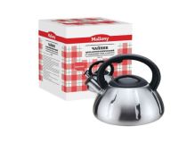 MALLONY Чайник из нерж. стали MAL-066, 3 литра, цельнометаллический, матовый,со свистком (910086)