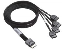 Supermicro  CBL-SAST-0933  Кабель SFF-8611- 4xSATA 0.5м