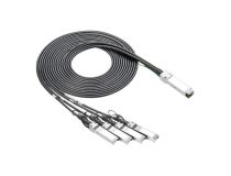 Fibertrade FT-QSFP+/4SFP+-CabA-10 Активный оптический адаптер QSFP+ - 4xSFP+ 10м