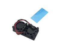 ACD RA535 Два вентилятора с радиатором  ACD Double Fans (25*25*7mm) + Radiator (50*25*5mm) for Raspber
