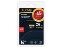 DIGOLDY 16GB microSDHC Class10 без адаптера SD