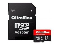 OLTRAMAX MicroSDXC 64GB Class 10 UHS-1 Elite + адаптер SD 45 MB/s