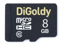 DIGOLDY 8GB microSDHC Class10 - без адаптера SD