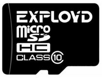 EXPLOYD MicroSDHC 16GB Class10 без адаптера SD