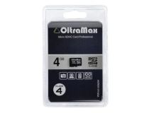 OltraMax OM004GCSDHC4 w/a Adap  microSDHC 4Gb Class4