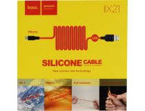Hoco X21 micro-B 1M Red/Black Кабель USB 2.0 AM-- micro-B 1м