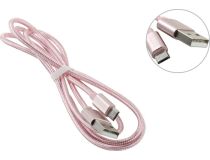 Hoco X2 Knitted 032212  Кабель USB AM-- micro-B 1м