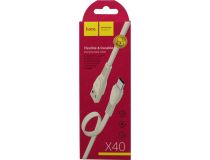 Hoco X40 USB-C 1M White Кабель USB 2.0 AM-- USB-C 1м
