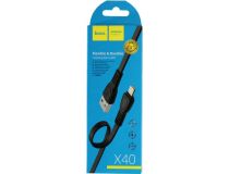Hoco X40 Lightning 1M Black Кабель USB 2.0 AM-- Lightning 1м