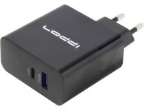 Ippon CW45 1402820 Зарядное устройство USB (Вых. DC5V-20V, 45W, USB, USB-C, кабель USB-C)