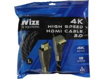 Wize WAVC-HDMIRA-7M Кабель HDMI to HDMI (19M -19M) 7м ver2.0  139539 