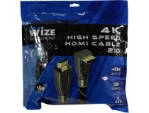 Wize WAVC-HDMIRA-10M Кабель HDMI to HDMI (19M -19M) 10м ver2.0 139540 
