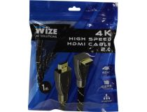 Wize WAVC-HDMIRA-1M Кабель HDMI to HDMI (19M -19M) 1м ver2.0 139535 